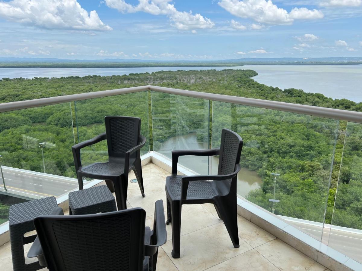 Luxury Apartment In Ocean Pavillion Hotel Cartagena Exteriör bild