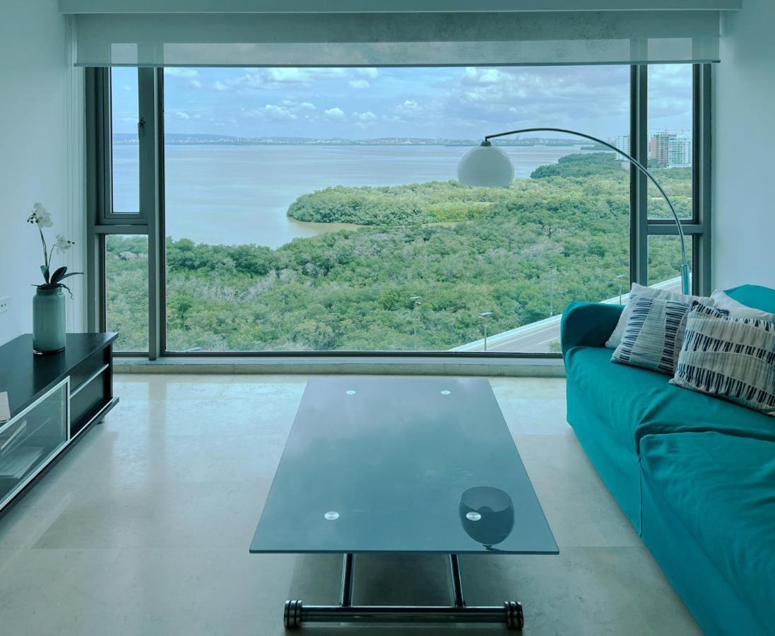 Luxury Apartment In Ocean Pavillion Hotel Cartagena Exteriör bild