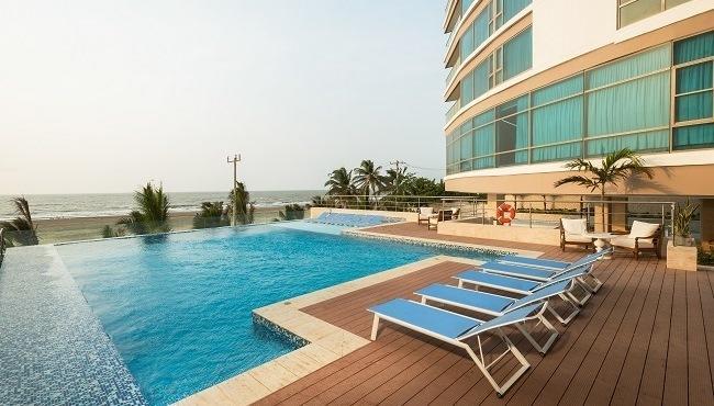 Luxury Apartment In Ocean Pavillion Hotel Cartagena Rum bild